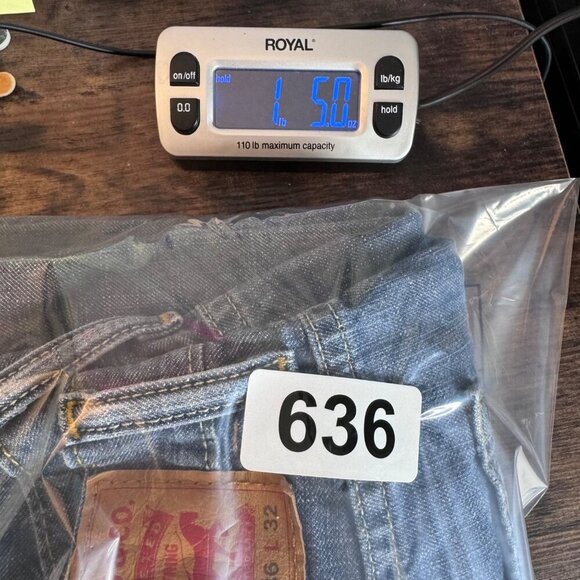 Levis 569 Jeans Mens 36x30 Casual Loose Fit Straight Blue Relaxed - Picture 13 of 13